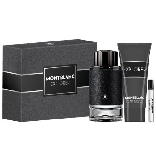 Mont Blanc Explorer Gift Set - 100ml & 7.5ml Eau De Parfum & 100ml Shower Gel